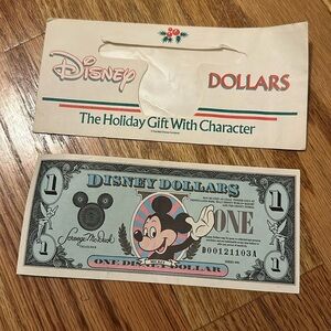 1990 Disney Dollar Mickey collectible